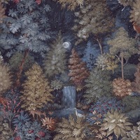 Midnight Woods Wallpaper Navy Blue Holden 14152