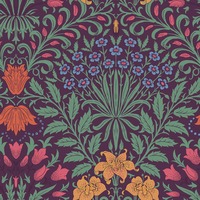 William Morris At Home Garden Wallpaper Dewberry 140498