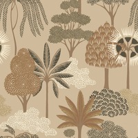 Akiko Floral Wallpaper Beige Belgravia 2332