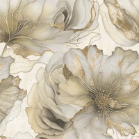 Renata Floral Heavyweight Vinyl Wallpaper Cream Muriva 811322