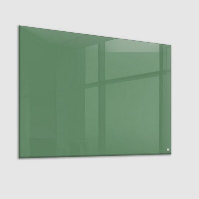 Casca Magnetic Glass Writing Board 900 x 600mm, Green Sage