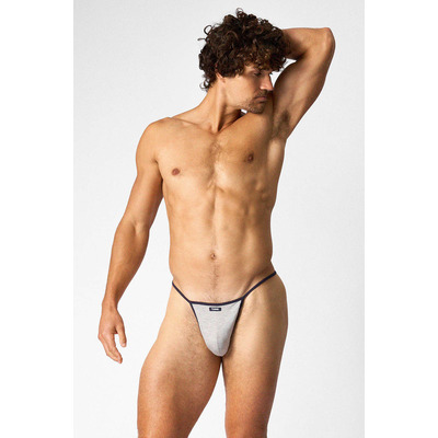 TEAMM8 Flaunt Micro Thong - Grey Marl