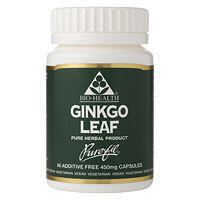 Image of Bio Health Ginkgo Biloba Leaf - 60 x 450mg Vegicaps