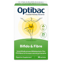 Image of OptiBac Bifido & Fibre - High in Fibre - 30 Sachets