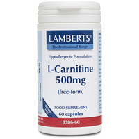 Image of LAMBERTS L-Carnitine Free Form - 60 x 500mg Capsules