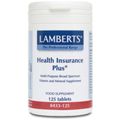 LAMBERTS Health Insurance Plus Multi Vitamins and Minerals 250 Tablets