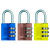 Image of Abus 145 Series 30mm Coloured Combination Locks - Combination Padlocks