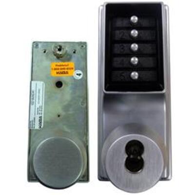 Kaba Simplex/Unican 1041 Series  Mortice Latch Digital Lock with Passage and Key Override - 1041B-26D-41 Tubular mortice latch version with passage f