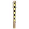 Image of PJB Removable Keylocking Parking Post - Yellow/Black and Gold