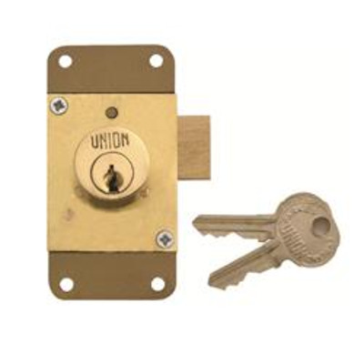 Union 4143 4 Pin Cylinder Deadbolt Cupboard Lock  - 76mm (3") case size