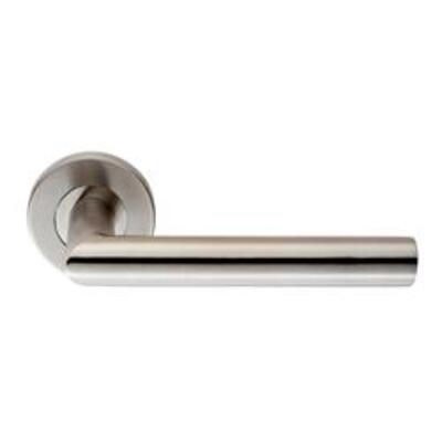 MITRED Lever On Round Rose Furniture 19mm  - Lever on rose