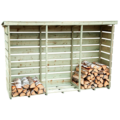 FSC&#174; Mixed Wooden Triple Log Store