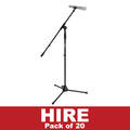 Click to view product details and reviews for Microphone Stand Hire X 20 One Week.