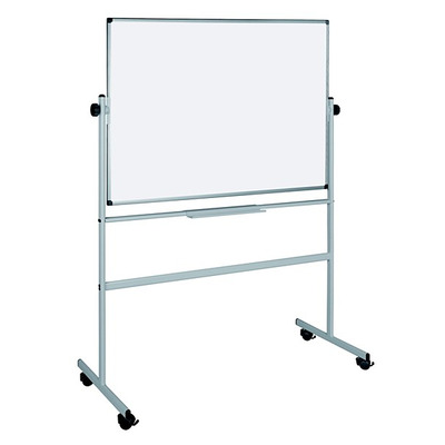 Bi-Office Full Frame Revolving Magnetic Enamel Whiteboard 1500 x 1200mm