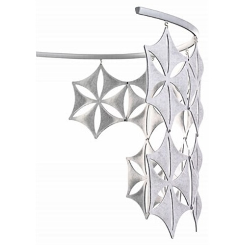 Air suspension rail aluminium 2000mm radial