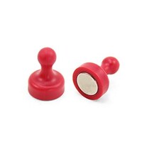 Image of Boards Direct Super Strong Skittle Magnets Red Pk 10