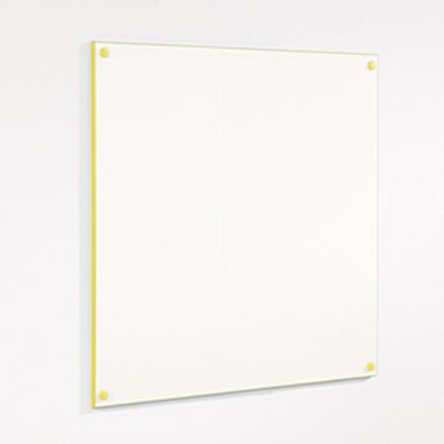 WriteOn Coloured Edge Whiteboard 1176 x 2378mm Yellow Edge
