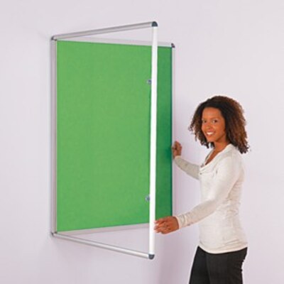 ColourPlus Tamperproof Noticeboard 1200x900mm Apple