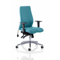 Image of Onyx Posture Chair Maringa Teal Fabric