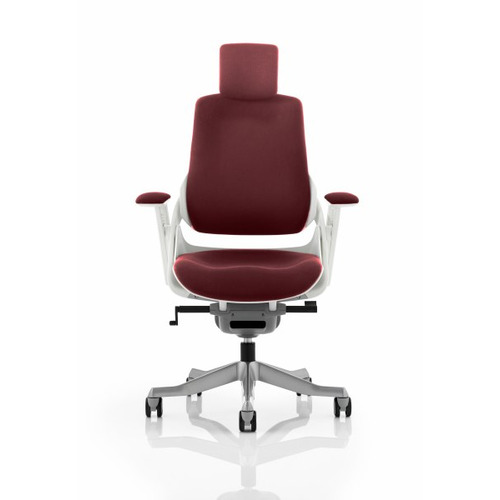 Zure Executive Chair Ginseng Chilli Fabric