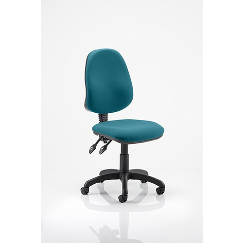 Eclipse 2 Lever Task Operator Chair Maringa Teal fabric