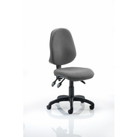 Image of Eclipse 3 Lever Task Operator Chair Charcoal fabric