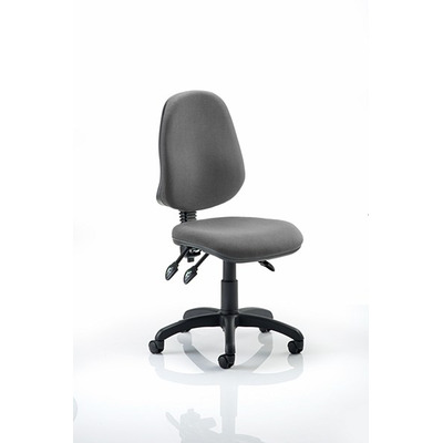 Eclipse 3 Lever Task Operator Chair Charcoal fabric