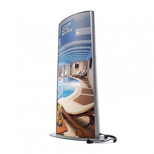 Illuminated Totem Poster Display 700 x 2000mm