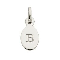 Image of Bespoke Alphabet &#039;B&#039; Charm - Silver