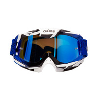 Image of Chaos Adults MX Goggles Blue