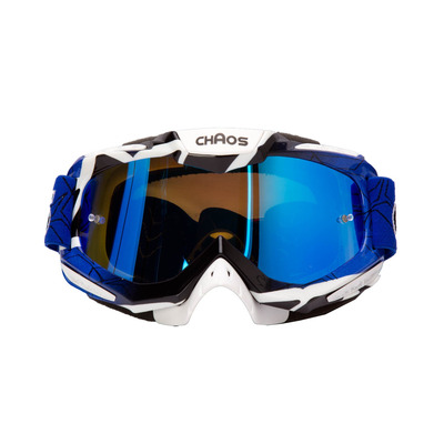Chaos Adults MX Goggles Blue