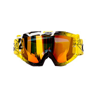 Image of Chaos Kids MX Goggles Yellow Black
