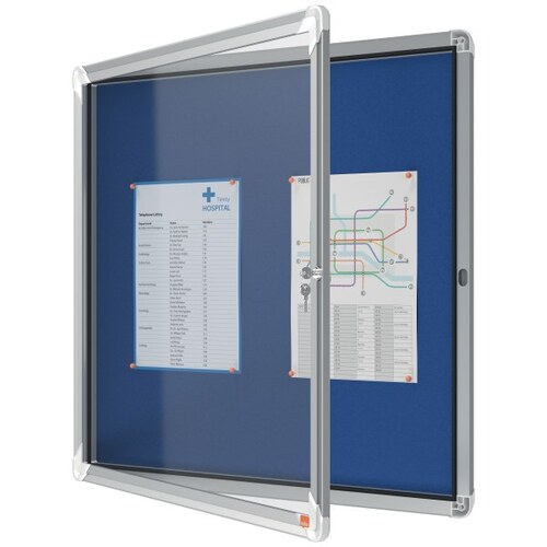 Nobo 1902555 Premium Plus Lockable Noticeboard