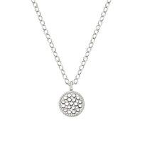 Image of Mini Circle Reversible Necklace - Gold & Silver