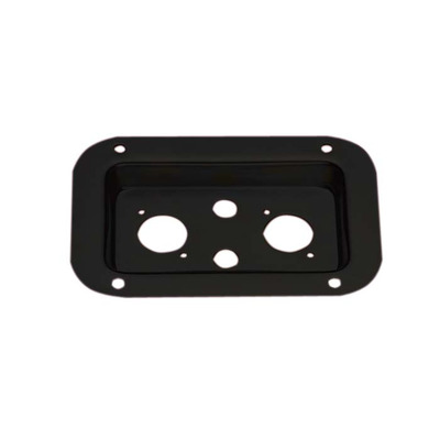 XLR And Jack Mounting Plate Black