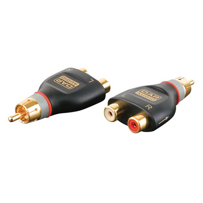 DAP Adaptor RCA Phono Dual To Single Inc Resistors