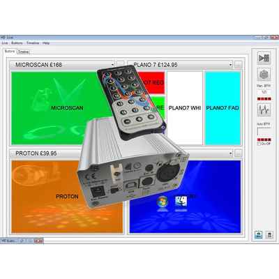 Sweetlight Remote DMX Software Interface