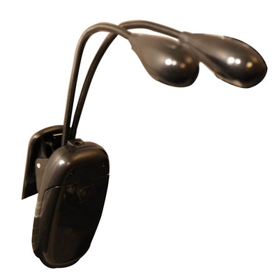 Image of Terralec Music Stand Light Clip-On With Dual LED Lamps