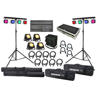 Powerful COB LED Stage Lighting Set.