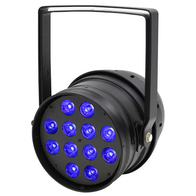 LED Parcan RGBW Stage Light  - 12 x 8 Watts Black Housing