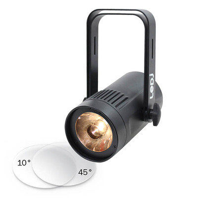 Event Spot Triac Warm White LED Pinspot - Black