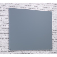Image of Wall Mounted Glass Board 900 x 600mm Grey
