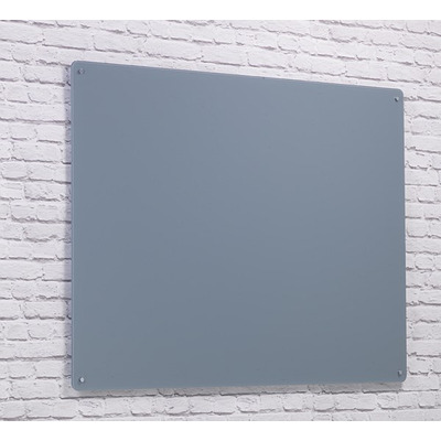 Wall Mounted Glass Board 600 x 450mm Grey