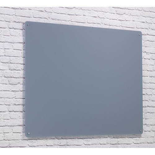 Wall Mounted Glass Board 600 x 450mm Grey