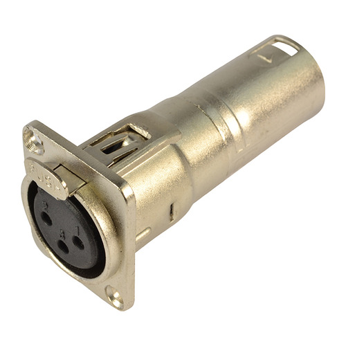 Through Panel Connector - Female Panel to Connection To Male Rear Connection