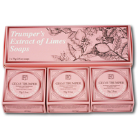 Image of Geo F Trumper Extract of Limes Hand Soap 3 x 75g