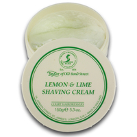 Image of Taylor of Old Bond Street Lemon and Lime Shaving Cream (150g)