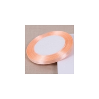 6mm Satin Ribbon - Peach (25 yards)