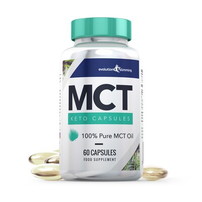 MCT Oil Keto Capsules 100% Pure MCT Oil - 60 Capsules
