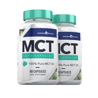 MCT Oil Keto Capsules 100% Pure MCT Oil - 120 Capsules